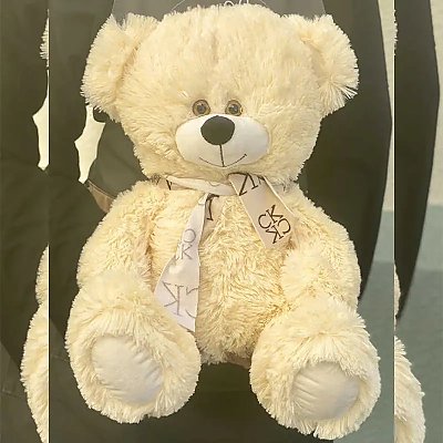 Заказать Мишка (60см) белый, Ромашка