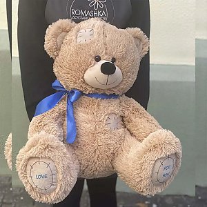 Мишка (80см) коричневый, Ромашка