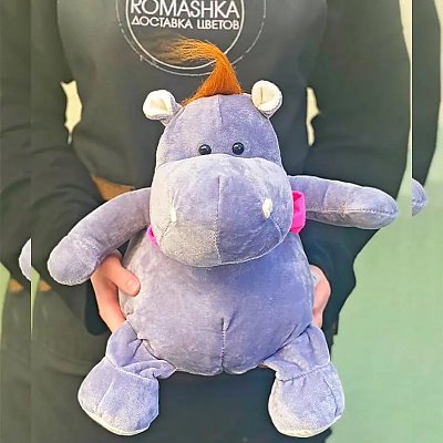 Заказать Бегемот 40см, Ромашка