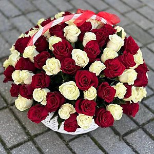 Корзина Радость в сердце, Ромашка