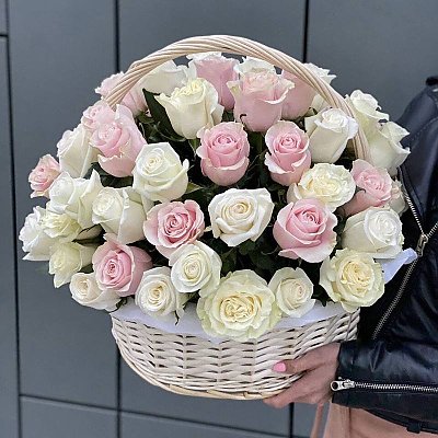 Заказать Корзина Объятья чувств, Ромашка
