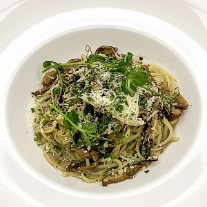 Паста с грибами шиитаке и трюфельно-грибным соусом (стандарт), Pasta Bar - Брест