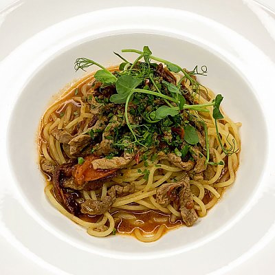 Заказать Паста с говядиной и вялеными томатами (стандарт), Pasta Bar - Брест