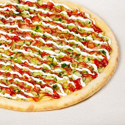 Заказать Пицца Аль Шам на тонком тесте 25см, Суши WOK - Глубокое