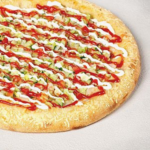 Пицца Аль Шам на пышном тесте 25см, Суши WOK - Глубокое
