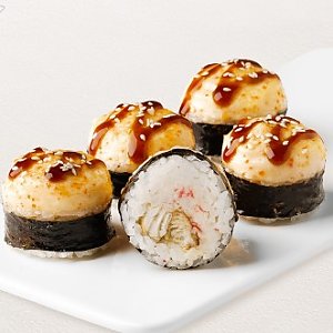 Запеченный ролл Аяши с угрем, Суши WOK - Поставы
