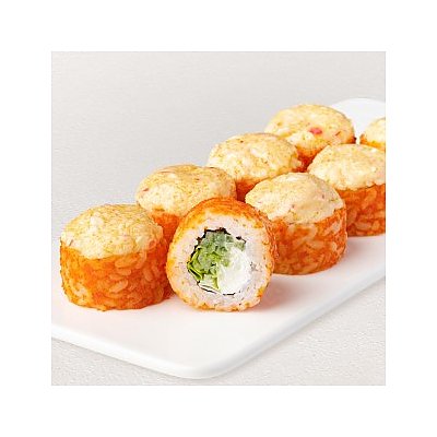 Заказать Запеченный ролл Чиз Краб, Суши WOK - Глубокое