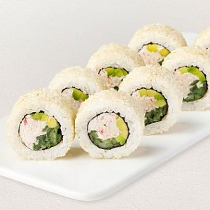 Ролл Калифорния в кунжуте, Суши WOK - Полоцк