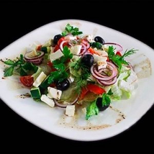 Греческий салат, Кафе Пиросмани