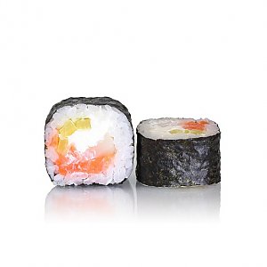 Лосось с гребешком и такуаном, Tokyo Sushi