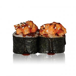 Запеченый ролл Угорь с лососем, Tokyo Sushi