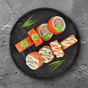 Лосось и темпура тунец, Tokyo Sushi