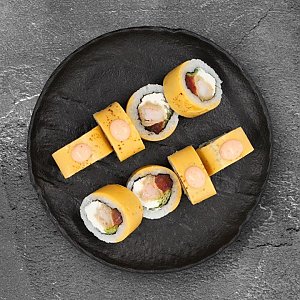 Креветка темпура в сыре Чеддер, Tokyo Sushi