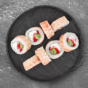 Креветка с икрой масаго, Tokyo Sushi