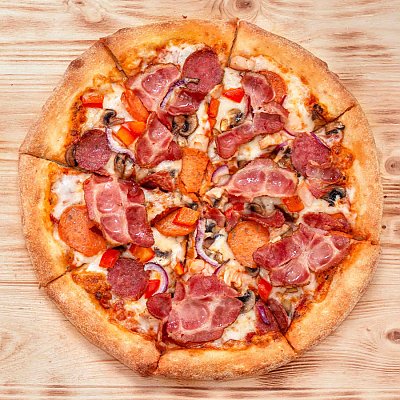 Заказать Пицца Супер мясная 25см, JOY Pizza & Sushi