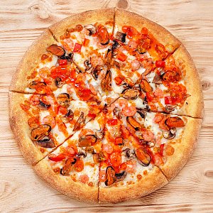 Пицца Морская с халапеньо 40см, JOY Pizza & Sushi