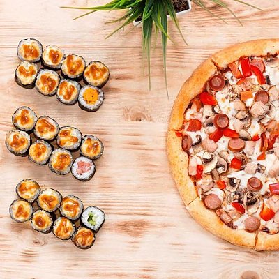 Заказать Комбо Мидл, JOY Pizza & Sushi