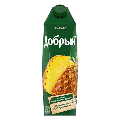 Заказать Ананасовый нектар Добрый 1л, JOY Food - Гомель