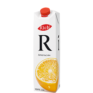 Rich апельсиновый сок 1л, Домино'с - Брест