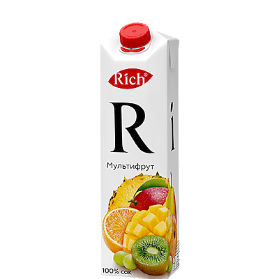 Заказать Rich сок из смеси фруктов мультифрут 1л, Домино'с - Витебск