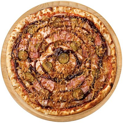 Заказать Пицца Барбекю с хрустящим луком 42см, MAC PIZZA - Молодечно