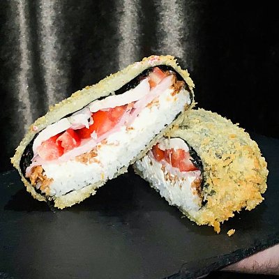 Заказать Бургер темпура бекон с курицей, SUSHI WHITE NOISE