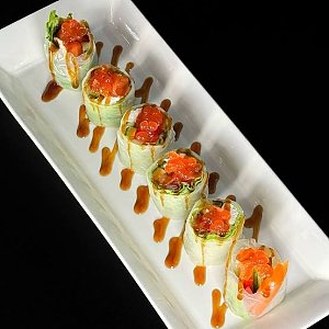 Лайт ролл с лососем, SUSHI WHITE NOISE