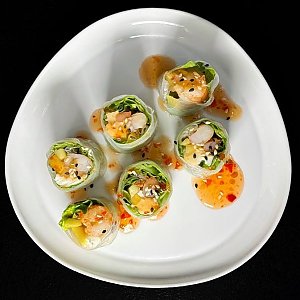 Лайт ролл с креветкой и манго, SUSHI WHITE NOISE