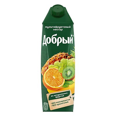 Заказать Сок мультифрутовый Добрый 1л, Pizza&Coffee - Волковыск