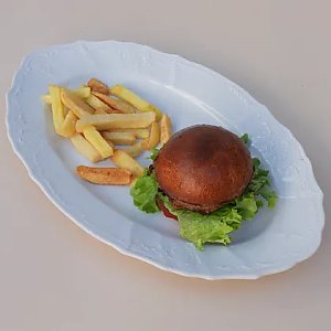Мини бургер картофелем фри, Бона Сфорца
