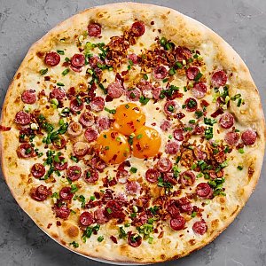 Пицца с колбасками и яйцом 32см, Terra - Гродно