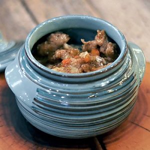 Драники по-мински с грибным соусом и рубленой свининой, Литвины - Гродно