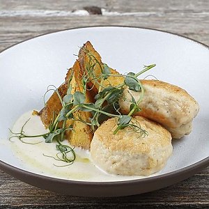 Куриные котлеты с картофельными дольками и соусом бешамель, Литвины - Гродно