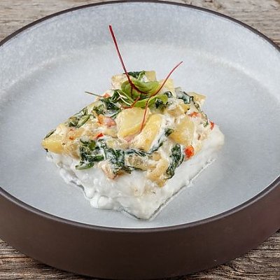 Заказать Филе хека с картофельно-шпинатной панировкой, Литвины - Гродно