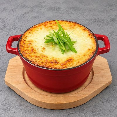Заказать Картофельная запеканка с подкопчеными колбасками и разварной говядиной, Литвины - Гродно