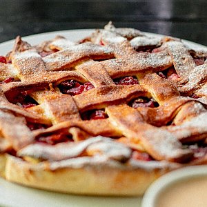 Пирог с яблоками и вишней, Чемодан