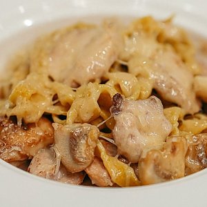 Паста с кроликом и грибами, Чемодан