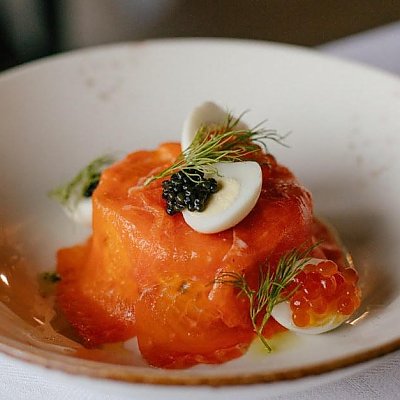 Заказать Оливье с семгой, Трактир У Озера