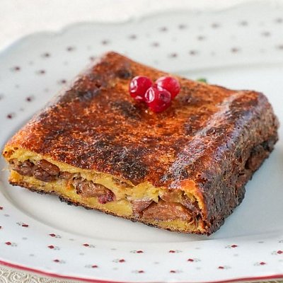 Заказать Картофельная бабка с уткой и квашенной капустой, Трактир У Озера
