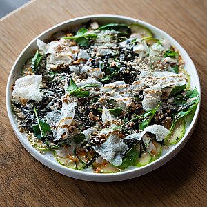 Карпаччо из цукини, Гастробар Цоколь (Материк)