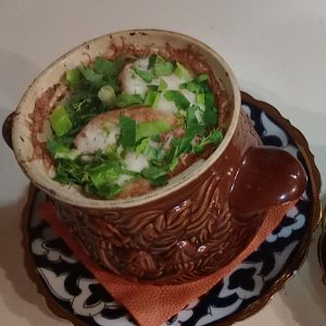 Горшочек с курицей, Мини-кафе Белорусская Узбекская Кухня