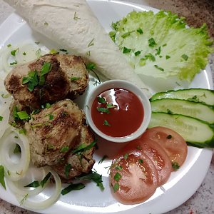 Шашлык свиной, Мини-кафе Белорусская Узбекская Кухня