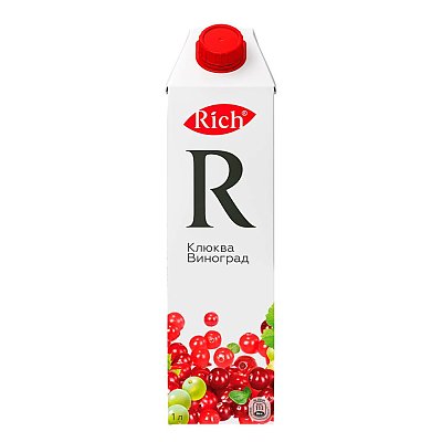 Заказать Морс Клюква-виноград Rich 1л, Sushi Home - Гродно