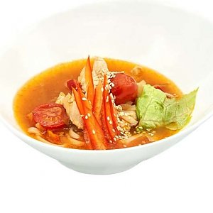 Китайский острый суп с лапшой, NAKA SUSHI