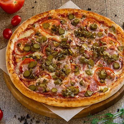 Заказать Пицца Сицилийская (острая) 32см, DACAR PIZZA Rally