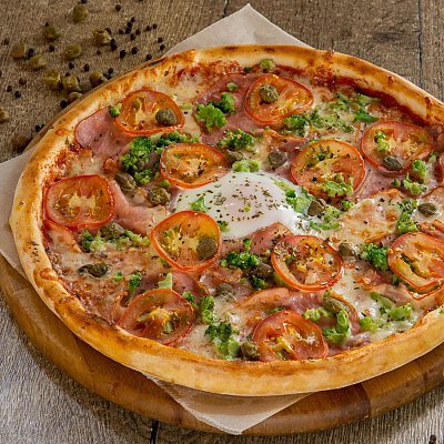 Заказать Пицца Карбонара 32см, DACAR PIZZA Rally