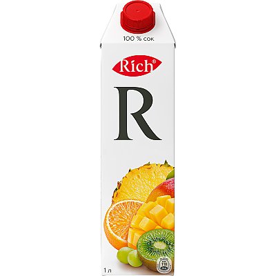 Заказать Сок Rich Мультифруктовый 1л, DACAR PIZZA Rally