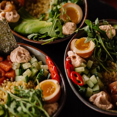 Заказать Боул с креветками, МАМА ХУАНА