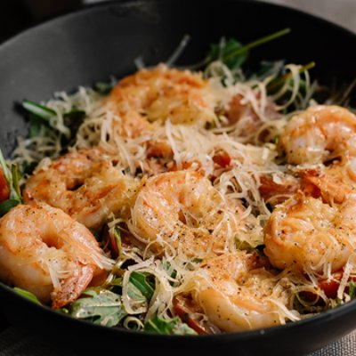 Заказать Салат с креветками, МАМА ХУАНА