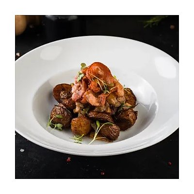 Заказать Картофель с беконом и белыми грибами, Catch